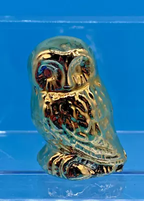 Buy Wade Whimsie Gold Owl 2001 Fair Special - Excellent Condition • 9£