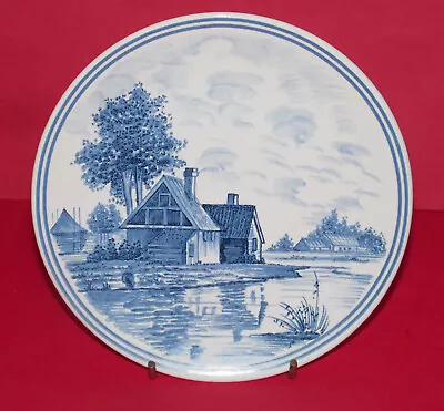 Buy POOLE England * Vintage Collectable Pottery Blue & White Scenic Plate * 6  (15cm • 9.99£