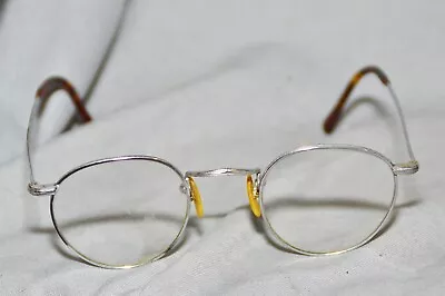 Buy Vintage Glasses Metal Rimmed, Metal Celluloid, 1930 1950 • 61.63£