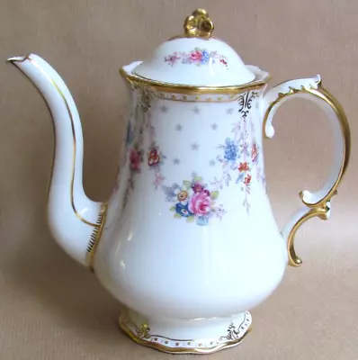 Buy Royal Crown Derby Royal Antoinette Small Coffee Pot 1st Quality & Vintage(10460) • 335£