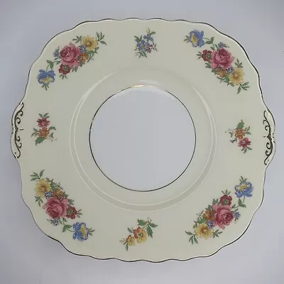 Buy Colclough Pink Rose Plate Afternoon Tea Cake Serving Plate Sandwich Plate 9  • 9.99£