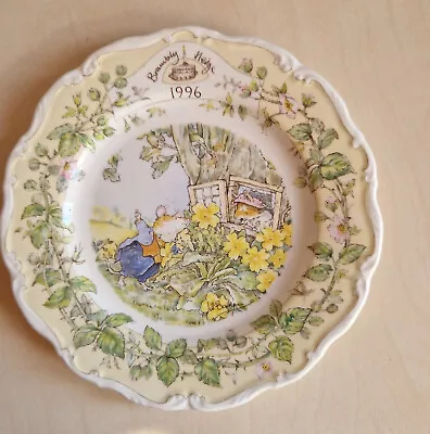 Buy Rare Royal Doulton Brambly Hedge 1996 Year Plate 20cm 1st Quality • 49.99£