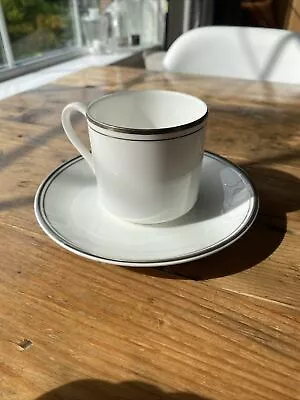 Buy Royal Doulton Platinum Concord English Fine Bone China Cup & Saucer • 5£