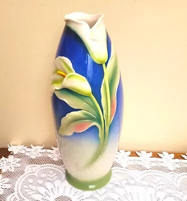 Buy Franz Porcelain Large White Lily Vase XP1825 15  High • 80£