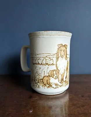 Buy Vintage 70's Dunoon Pottery Dog Puppy Tea Coffee Mug  Stoneware Scotland • 2£