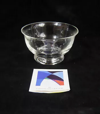 Buy Small Dartington Crystal Glass Footed Bowl • 10£