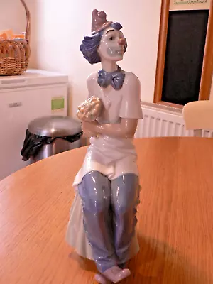 Buy A Stunning  Large And Rare Lladro / Nao 1198  Romantic Clown  Figure. • 69.99£