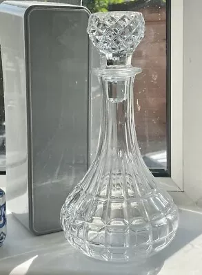 Buy Vintage Glass Decanter With Stopper • 18£