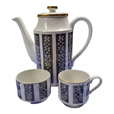 Buy Mid Winter PALMYRA Coffee Pot/Teapot Open Sugar Bowl And Demitasse Cup 1960's • 22£