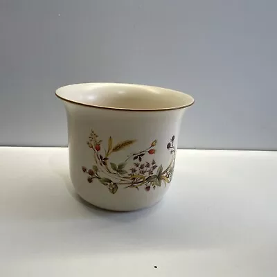 Buy Marks & Spencer St Michael Harvest Pattern Ceramic Planter Plant Pot Made In Uk • 9.99£