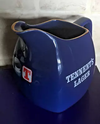 Buy Vintage Tennent's Lager Pub Water Jug  5. 1/2 Inch Tall  Wade Pottery • 9.50£
