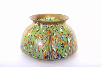 Buy 1920's Czechoslovakia Loetz Ausfuehrung Art Uranium Glass Jade Green Vase AS IS • 232.98£