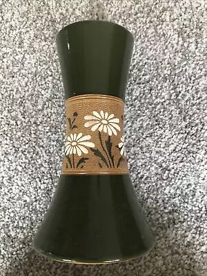 Buy Antique/Vintage Mid-Sized Green Daisy Ware Stoneware Vase - Lovatts   • 14.99£