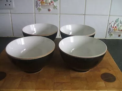 Buy 4 X Marks And Spencer Milano Stoneware Bowls Black & White 6 In Dia Ex Con. • 12.95£