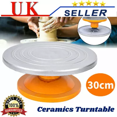 Buy Pottery Turntable Pottery Banding Wheel Carving Clay Manual Turntable 30CM Tools • 15.97£