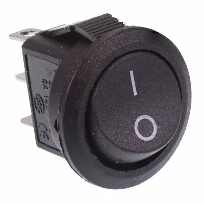 Buy Miniature On-On Round 15mm Rocker Switch SPDT • 2.69£