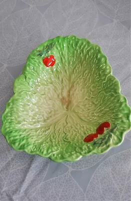 Buy Vintage Beswick Ware Majolica Tomato And Leaf Serving Dish, 1940s - 50s • 8.50£