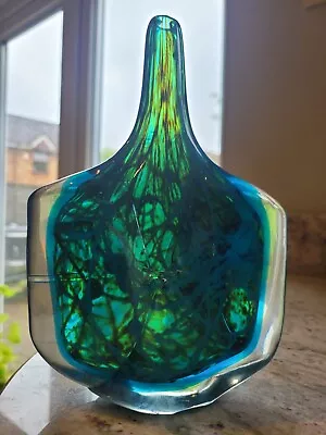 Buy Rare Mdina Fish Vase, Michael Harris, Malta Vintage Glass Great Cond Mid-Century • 51£