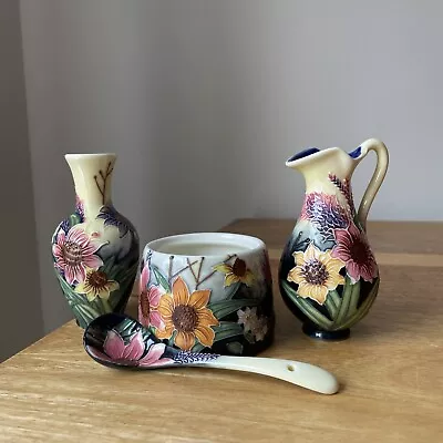 Buy Old Tupton Ware Small Vase Jug & Preserve Pot (no Lid) & Spoon • 4.95£