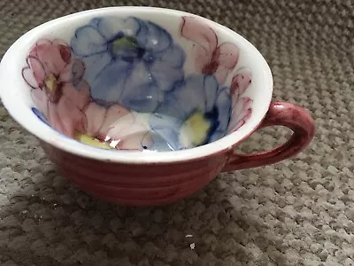 Buy Cup Mug Ceramic Pottery Glazed Hand-Thrown Style Flowers Floral Interior Rustic • 2£