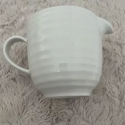 Buy Marks And Spencer Calico White Fine China Gravy Or Milk Jug Medium Size  • 0.99£