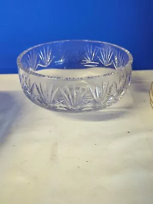 Buy Vintage Cut Glass Crystal Fruit Bowl • 8£