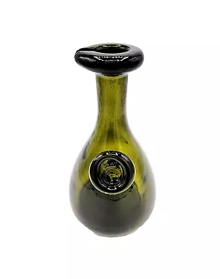 Buy Vintage Holmegaard CE Crown MCM Boho Green Glass Wine Decanter Bottle 9 X 4  • 20.29£