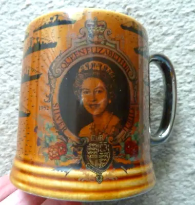 Buy LORD NELSON POTTERY QE Silver Jubilee '77 Mug, Hydrographic Office, Fleet Review • 16.50£