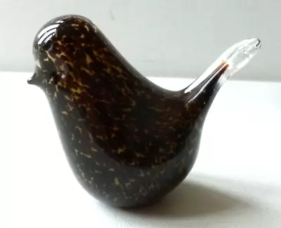 Buy WEDGWOOD GLASS Bird  ART GLASS FIGURE Signed PAPERWEIGHT • 13.99£