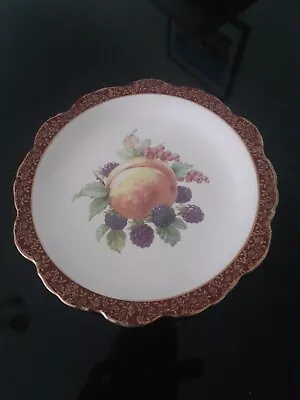 Buy Old Foley James Kent Dessert Plate FRUIT Pattern • 3£