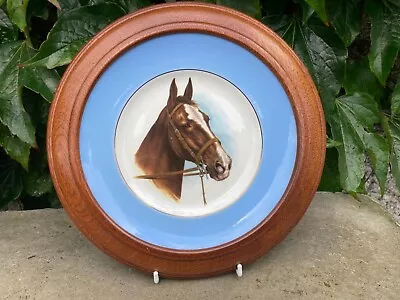 Buy Quality Mahogany Framed Vintage Horse Plate. • 29£