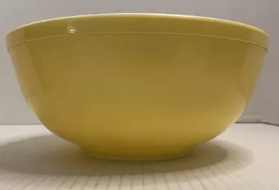 Buy Vintage Pyrex Glass Yellow Mixing Bowl 404 4 QT • 27.96£