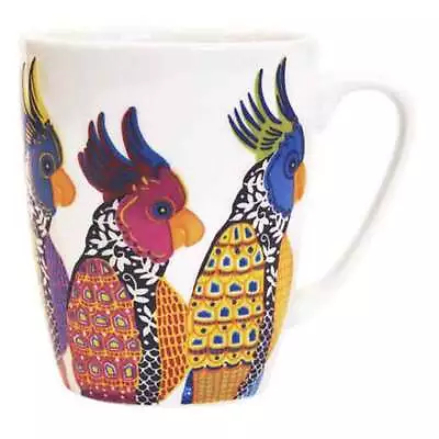 Buy Queens Paradise Birds Parakeets Oak Mug • 13.49£