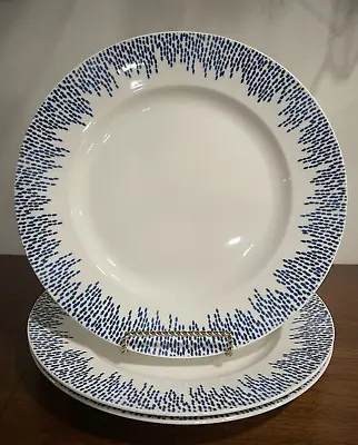 Buy Martha Stewart Stockholm Porcelain 11 3/8  Dinner Plates Set Of 3 Dinnerware • 50.31£
