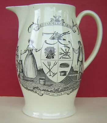 Buy Creamware Jug William And Alice Miller 1798 • 175£