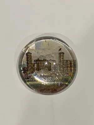 Buy Victorian Glass Paperweight With Early View Of Osborne House, Isle Of Wight • 10£