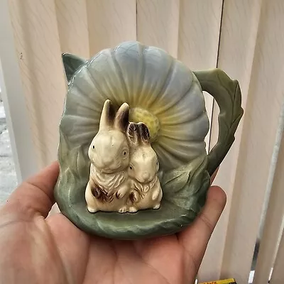 Buy Vintage Hornsea Pottery - Sunflower And Rabbits Small Cream Jug Mcm • 5£