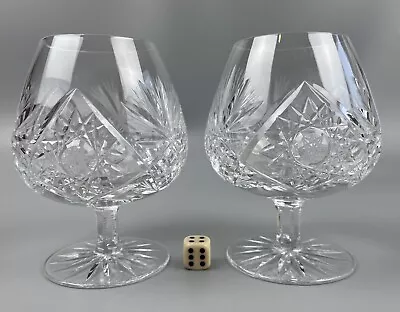 Buy Edinburgh Cut Crystal Brandy Glasses  Royal  2 4 6. Snifter Balloon. Large 370ml • 35.99£