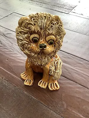Buy Yare Pottery Lion With Spaghetti Mane Sculpture/ Figurine Vgc • 14.99£