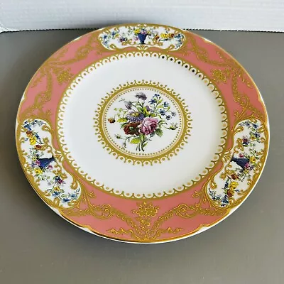 Buy One Collection Sevres Andrea By Sadek 10.5  Floral Pink Dinner Plate • 21.43£