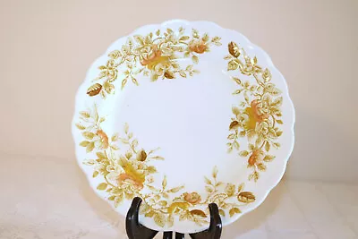 Buy Ridgway ANTIQUE ROSE 4123 Staffordshire England Ironstone 7 3/4 Salad Plates (2) • 9.12£