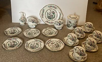 Buy Duchess  Indian Tree/Bird Of Paradise  Pattern 23 Pce Tea Set. V.G.Cond • 25£