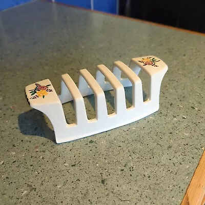 Buy Poole Pottery Toast Rack Poole England Hand Painted • 10£