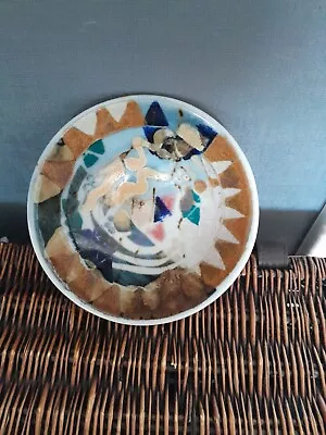Buy Highland Stoneware Hand Painted Bowl Abstract Pattern • 12£