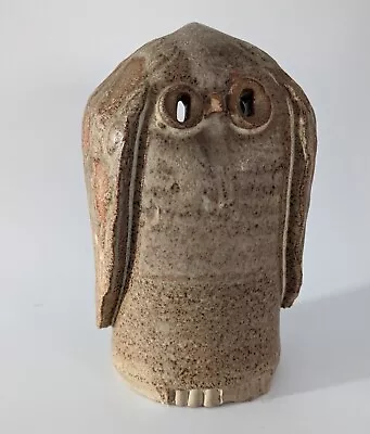 Buy Vintage 1970s Pottery Studio Owl Money Bank Statue Figure Ornament CPP Beige • 22.80£