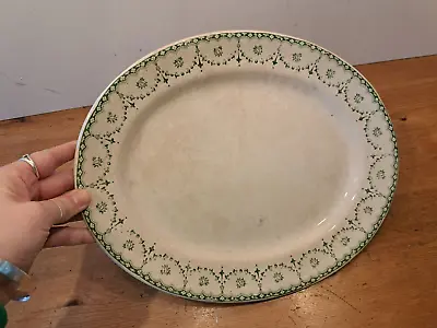Buy Bursley Ware England Large Serving Plate  Festoon  Imperial Porcelain • 10£