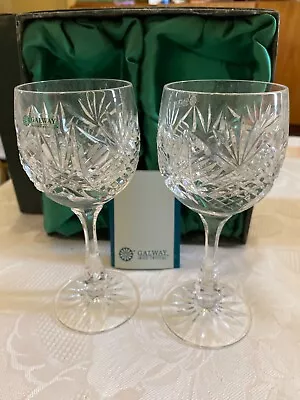 Buy Vintage Beautiful Galway Irish Crystal 5.5” Sherry Glasses • 19.99£