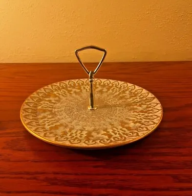 Buy Vintage Stangl Pottery Tidbit Tray Colonial Golden Hearts Flower Appetizers 5151 • 16.77£