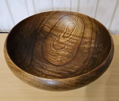 Buy Vintage Wooden Fruit Bowl,  Diameter 10  • 5£