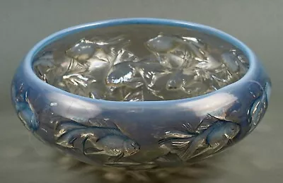 Buy René Lalique R.Lalique Glass Bowl Fishes Opalescent Glass Cyprins Cup • 6,702.23£